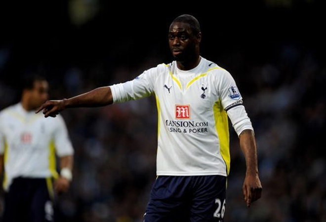 Ledley King trong màu áo Tottenham Hotspur.