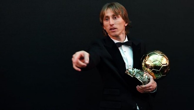 Modric giành Quả bóng vàng 2018.