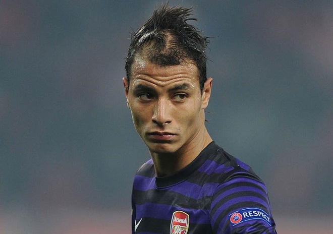 11. Tiền đạo: Marouane Chamakh. Chân sút người Maroc ghi 3 bàn thắng sau 23 trận đấu cho Arsenal.