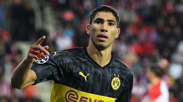 Dortmund will have to be patient over plan to keep Real Madrid's Hakimi - Kehl - Bóng Đá