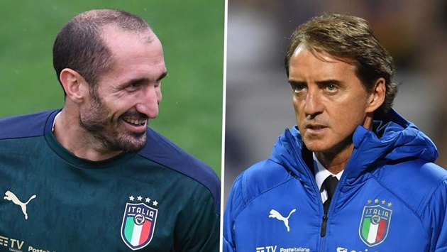'Chiellini could still teach many defenders' - Mancini impressed Italy veteran's performance - Bóng Đá