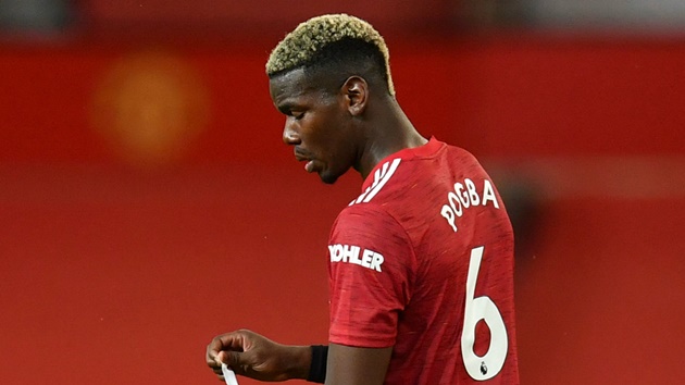 Pogba mờ nhạt dần tại Man United.