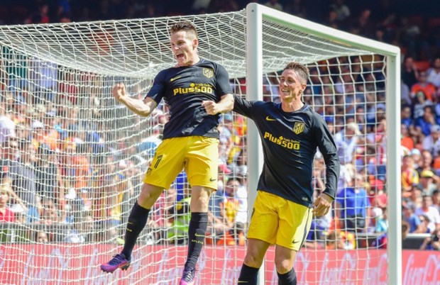 Atletico đã vượt lên dẫn đầu La Liga. Ảnh: Internet.