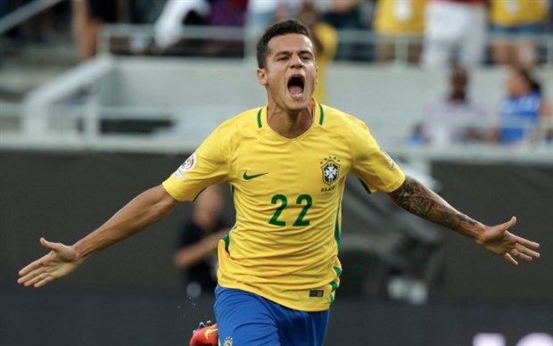 Các ngôi sao người Brazil như Coutinho sẽ trở lại Anh bằng máy bay riêng. Ảnh: Internet.