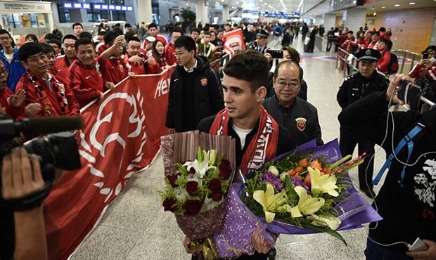 Oscar chỉ mới vừa chính thức hoàn tất việc chuyển đến Shanghai SIPG cách đây vài ngày.