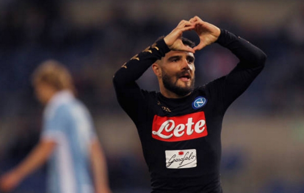 Thì Insigne cũng đã lập một cú đúp trong hiệp 2, qua đó ấn định tỷ số 3-0 cho Napoli.