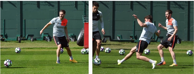 Lallana, ngôi sao cũng chỉ vừa mới trở lại sau chấn thương của Liverpool.