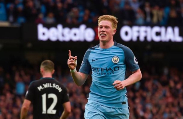 Tiền vệ: K. Bruyne - 8.6