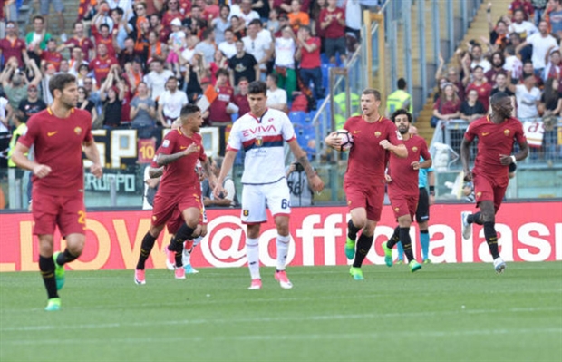 Roma đã có thắng lợi trong trận đấu cuối cùng của mùa giải với sự tỏa sáng của Dzeko (1 bàn và 2 kiến tạo).