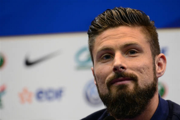 Khác với một Olivier Giroud không được trong dụng tại Arsenal.