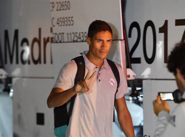 Các cầu thủ của Real vừa đặt chân đến LA cách đây không lâu.