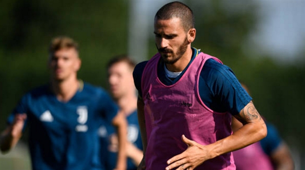 Dường như vào thời điểm này, Bonucci đã biết đây sẽ là buổi tập cuối cùng của anh tại Juventus.