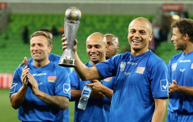 Kết thúc trận đấu, chiến thắng 3-1 đã thuộc về các huyền thoại của Man Utd.