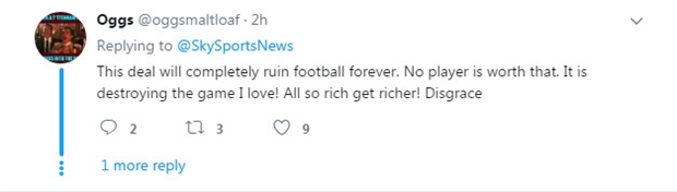 NHM trung lập thì cho rằng vụ chuyển nhượng của Neymar sẽ làm thay đổi nền bóng đá theo hướng tiêu cực.