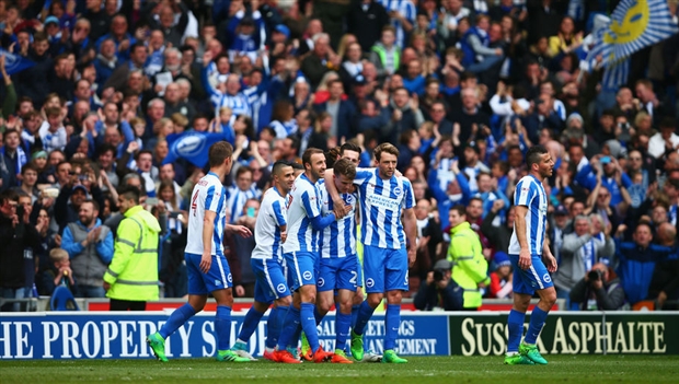 Brighton & Hove Albion - Tổng giá trị đội hình = 61,20 triệu euro