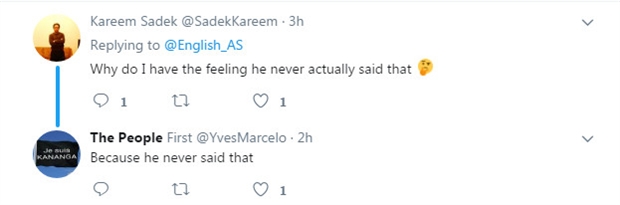 Một vài người thì cho rằng câu nói trên của CR7 là do truyền thông dựng nên, vì buổi điều trần trước tòa của Ronaldo thực tế không cho phép các nhà báo tham dự.