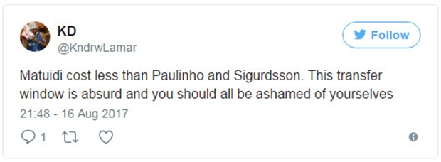 Quá nhiều sự vô lý trong giá trị chuyển nhượng của Sigurdsson.