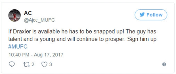 Với sự xuất hiện của Neymar, tương lai của Draxler tại PSG không còn được đảm bảo.