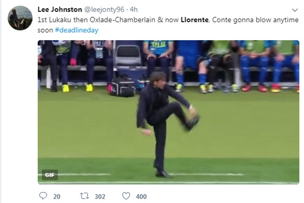 Hết Chamberlain, giờ đến Llorente, Conte đang khóc thét?