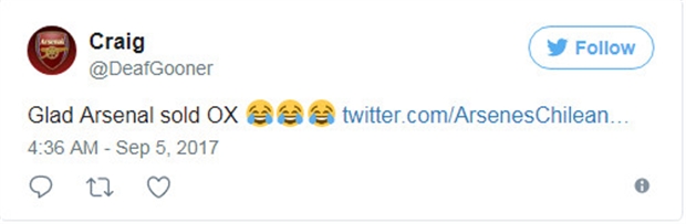 Đã thế mức giá bán đối với OX còn lên tới 40 triệu bảng, một vụ làm ăn quá chất lượng của Pháo Thủ.