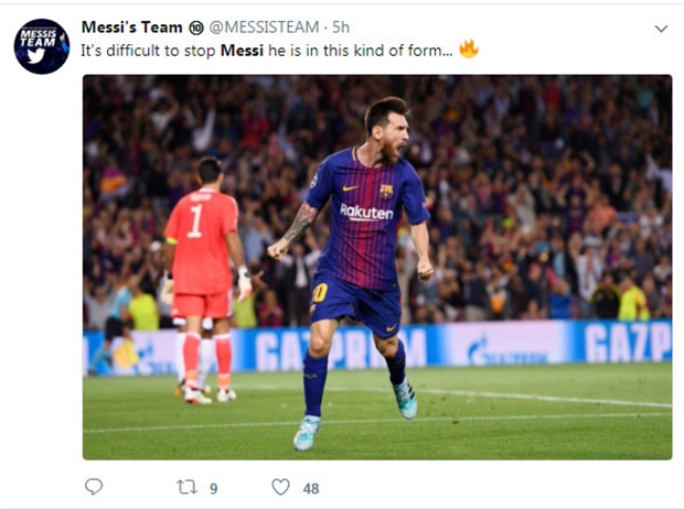 Đã hạ gục Buffon, hãy trao ngay quả bóng vàng cho Messi - Bóng Đá