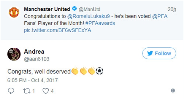 Phong độ của Lukaku trong tháng qua phải nói là quá ấn tượng.