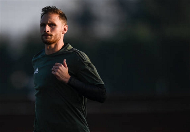 Bầu không khí trong buổi tập của Juventus là rất nặng nề.