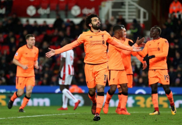Chấm điểm Liverpool 3-0 Stoke: 15 phút, 10 điểm cho Salah - Bóng Đá
