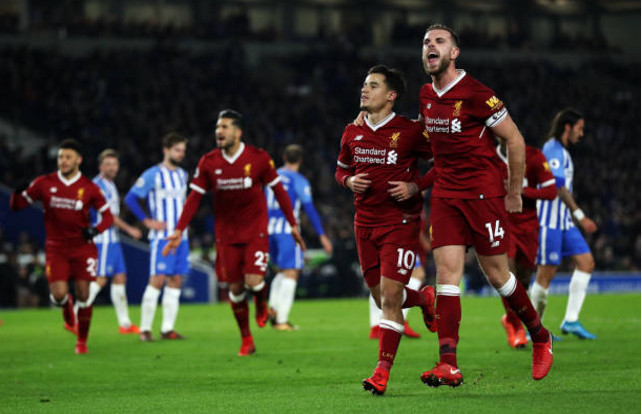Coutinho chơi quá hay, Liverpool đè bẹp Brighton ngay trên sân khách - Bóng Đá
