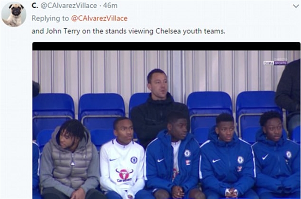 Trước đó NHM cũng đã thấy Terry xuất hiện trong các trận đấu của đội trẻ Chelsea.