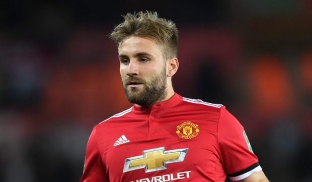Hậu vệ trái: Luke Shaw