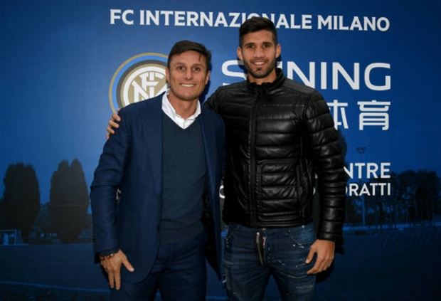 Huyền thoại Javier Zanetti đích thân chào đón Lisandro Lopez tới Inter - Bóng Đá