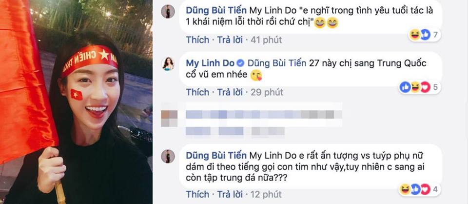 Cuộc đối đáp giữa Hoa hậu Mỹ Linh và Tiến Dũng