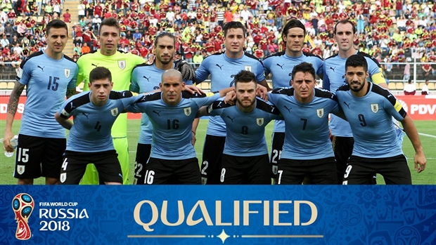 Uruguay - Đội tuổi trung bình: 28.7