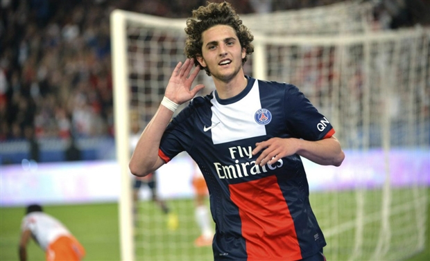 Tiền vệ Adrien Rabiot (PSG).
