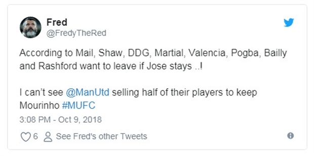 CĐV hoảng loạn khi biết tin Man Utd bảo vệ Mourinho - Bóng Đá