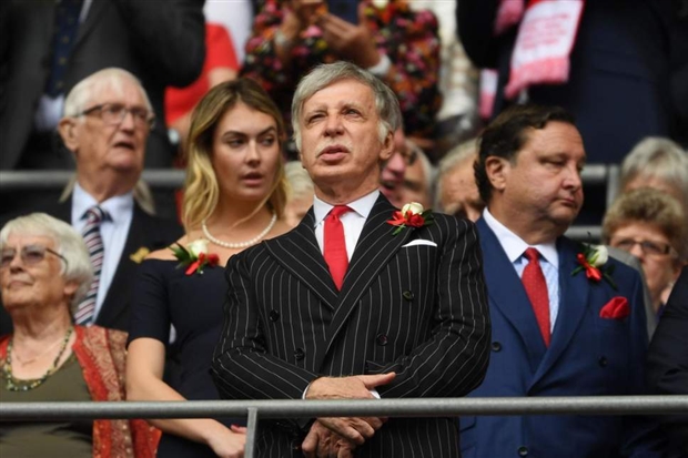Stan Kroenke - Arsenal.Khối tài sản sở hữu: 6,754 tỷ bảng.
