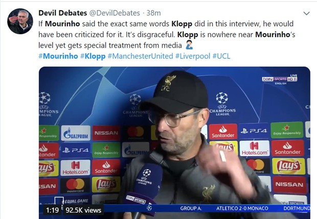 Klopp thất bại, nhìn mà thương Mourinho - Bóng Đá