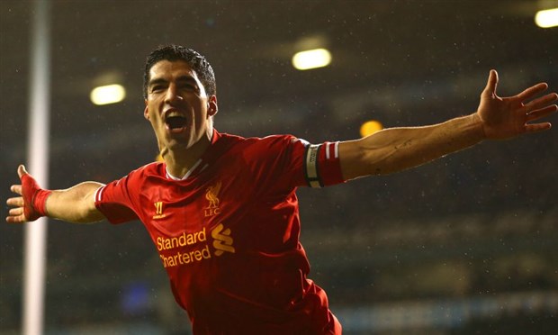 Trong mùa giải cuối cùng chơi cho Liverpool, đó cũng là mùa giải Suarez chơi bùng nổ nhất với 31 bàn sau 37 trận.