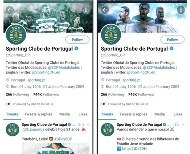 Thậm chí ngay trước thềm trận đấu, Sporting cũng đã xóa hình ảnh của Fernandes khỏi ảnh đại diện trên trang Twitter chính thức của đội.