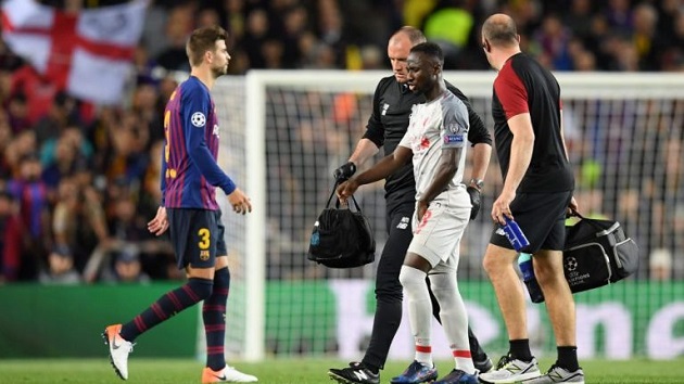 Vấn đề chấn thương đã đeo bám Naby Keita từ trận đấu trên sân Nou Camp.