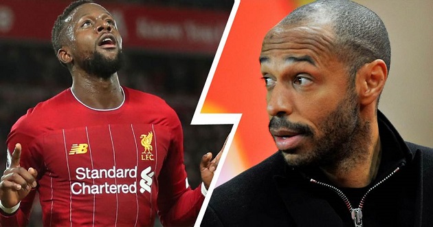 'That's frightening': Thierry Henry explains how Origi embodies Liverpool's true strength - Bóng Đá