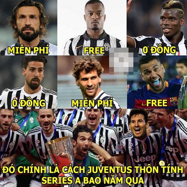 "Nghệ thuật" chiêu mộ đỉnh cao của Juventus. Ảnh: Internet.