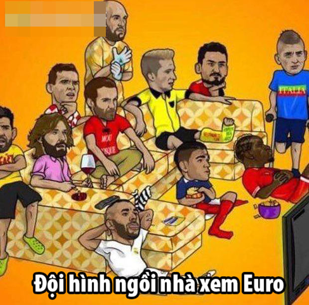 Đội hình này mà lành lặn có khi vô địch EURO cũng không chừng. Ảnh: Internet.