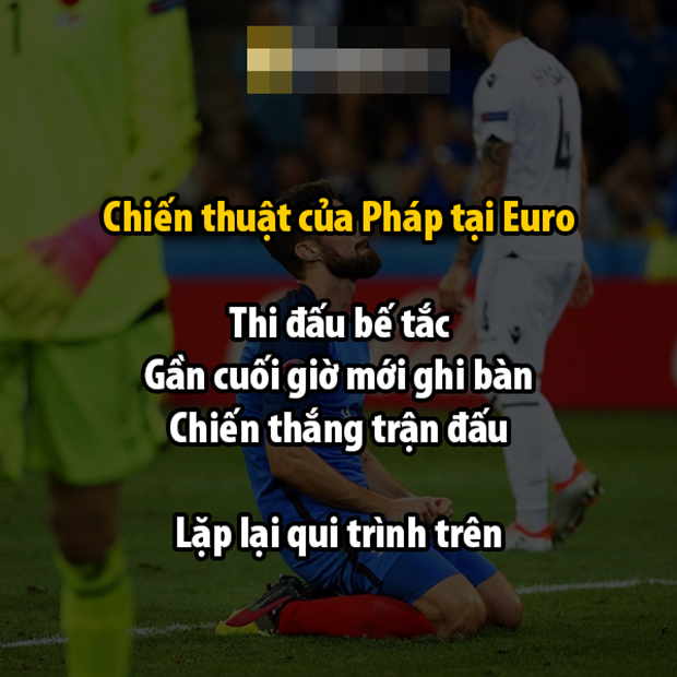 Chiến thuật siêu dị của tuyển Pháp. Ảnh: Internet.