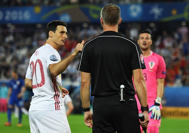 Dự bị Aritz Aduriz (tiền đạo, 6 điểm): Trong hơn 20 phút có mặt trên sân sau khi vào thay Morata, tiền đạo thuộc biên chế của Athletic Bilbao chỉ có 1 cú sút về phía khung thành Croatia.