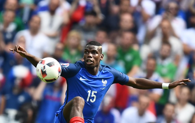 Paul Pogba chưa để lại ấn tượng tại EURO 2016. Ảnh: Internet.