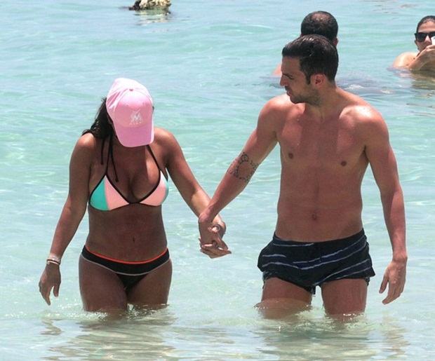 Tiền vệ sinh năm 1987 và bạn gái có kỳ nghỉ đáng nhớ. Ảnh: Internet.