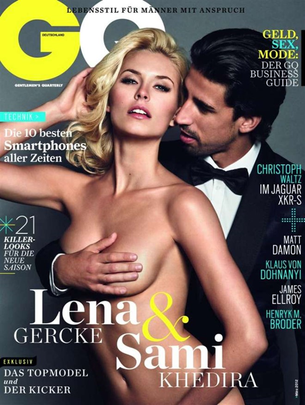 Lena Gercke từng giành ngôi quán quân Germany Next Top Model mùa đầu tiên và sau đó trở thành giám khảo của cuộc thi tương tự tại Áo. Siêu mẫu tóc vàng cao 1m79 và sở hữu số đo 3 vòng 90-62-89 hiện nay là gương mặt sáng giá trên nhiều sàn diễn thời trang nổi tiếng, trong các show truyền hình và rất đắt sô quảng cáo. Cặp này chính thức tuyên bố "đường ai nấy đi" vào tháng 7 năm 2015. Ảnh: Internet.