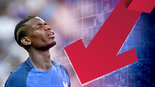 Paul Pogba: Trước EURO, MU và Real Madrid suýt chút nữa đã bỏ ra đến 100 triệu bảng để đổi lấy sự phục vụ của tiền vệ thuộc biên chế Juventus. Chỉ một tháng sau, con số này đã giảm xuống gần một nửa tương đương 60 triệu bảng.